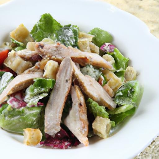 Twist on Tradition: Chicken Caesar Salad Meets Pasta Delight