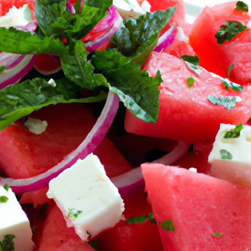 Refreshing Harmony: The ultimate Watermelon and Feta Salad