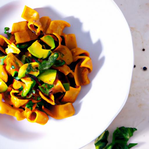Sweet Potato Pasta Salad with Zesty Maple Dressing Twist