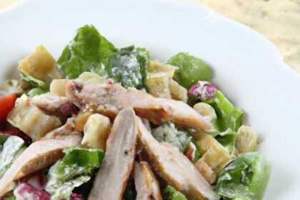 Twist on Tradition: Chicken Caesar Salad Meets Pasta Delight