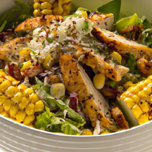 Zesty Mexican Street Corn chicken Salad: Fresh & flavorful!