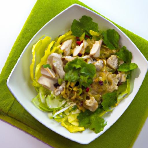Zesty Thai Green Curry Chicken Salad: A Flavorful Twist