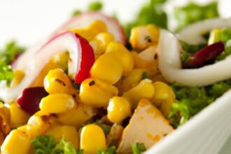 Zesty Mexican Street Corn Chicken Salad: Fresh & Flavorful!