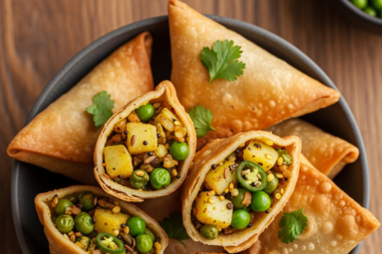 Crispy Indian Samosas: A Flavorful Journey with Chutney