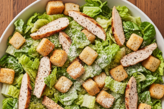 Crisp and Classic: Mastering the Chicken Caesar Salad