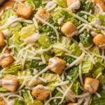 Chicken Crust Caesar Salad Pizza: A Flavorful Revolution