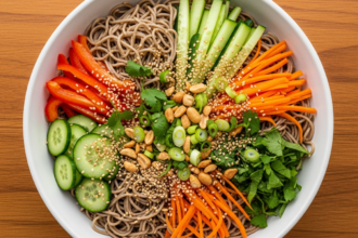 A Flavorful Twist: Crafting Japanese Teriyaki Noodle Salad