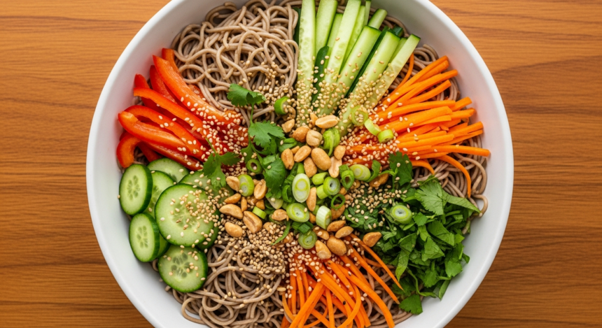 A Flavorful Twist: Crafting Japanese Teriyaki Noodle Salad