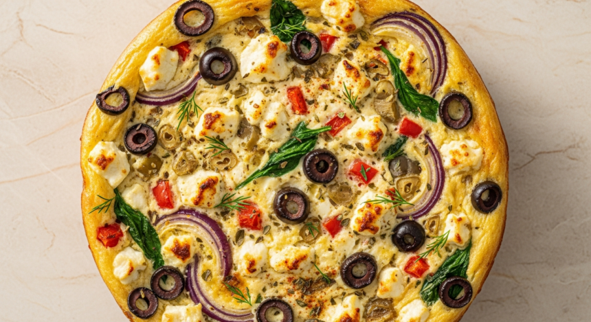 Mediterranean Feta & Olive Egg Casserole: Flavorful Brunch Delight