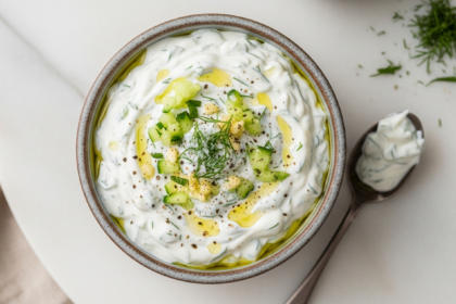 Creamy Twist: Tzatziki Sauce Made with Sour Cream
