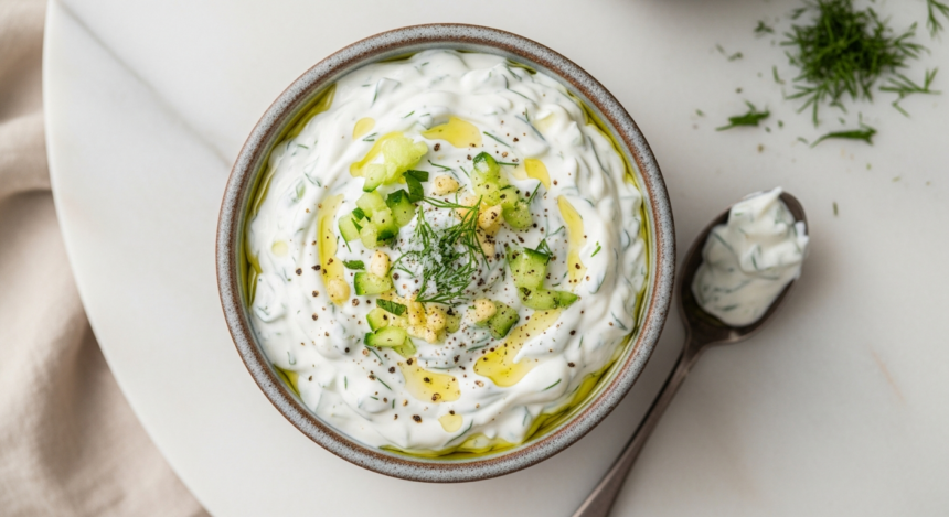 Creamy Twist: Tzatziki Sauce Made with Sour Cream