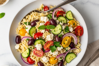 Brighten Your Table with This Fresh Orzo Pasta Salad Recipe