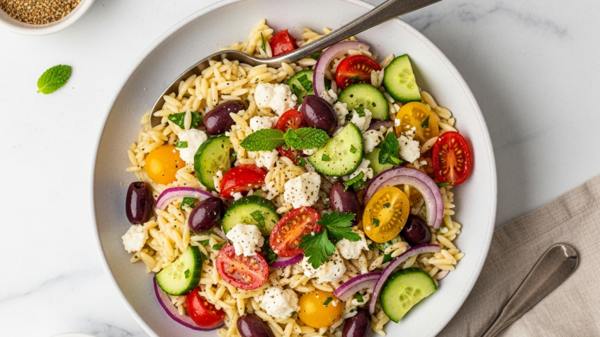Brighten Your Table with This Fresh Orzo Pasta Salad Recipe