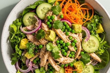 Crunchy Wasabi Pea Chicken Salad: A Zesty Twist to Try