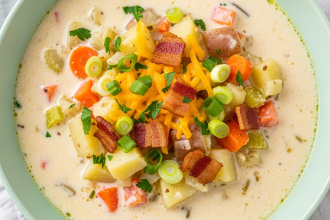 Classic Comfort: Timeless Old-Fashioned Potato Soup Recipe