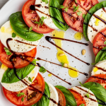 Perfect Caprese Salad Magic: Elevate Flavors with Balsamic Drizzle