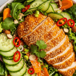 Crunchy Sesame Seed Chicken Salad: A Flavorful Delight