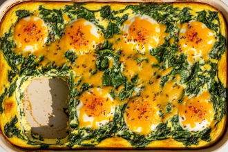 Spinach and Egg Casserole: A Nutritious Morning Delight