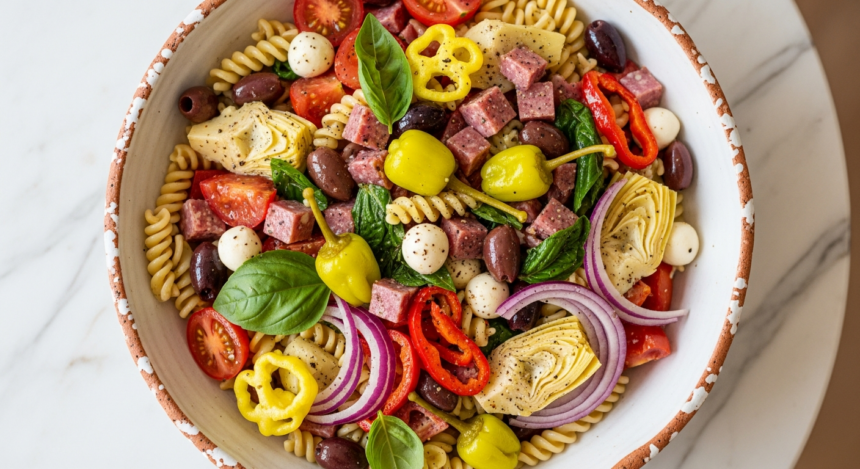 A Flavorful Twist: Italian Antipasto Pasta Salad Recipe