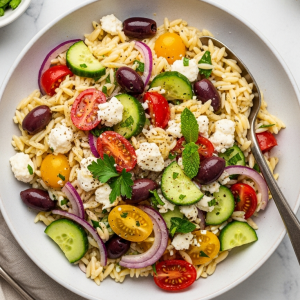 Brighten Your Table with This Fresh Orzo Pasta Salad Recipe