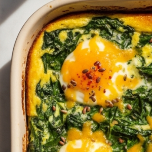 Spinach and Egg Casserole: A Nutritious Morning Delight