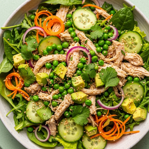 Crunchy Wasabi Pea Chicken Salad: A Zesty Twist to Try