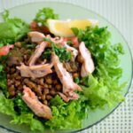 Mediterranean Warm Lentil Chicken Salad: A Nutritious Delight