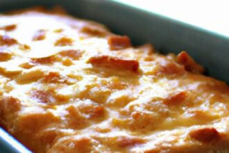 Hearty Sausage Egg and Cheese Bake: A Savory Morning Treat