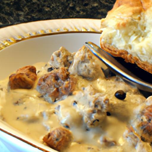 Hearty Sausage Biscuit & Gravy Casserole Recipe Delight
