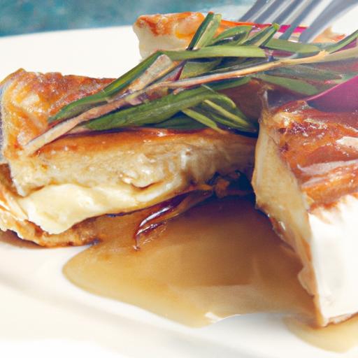 Golden Bliss: The Sweet Magic of Baked Brie with Honey