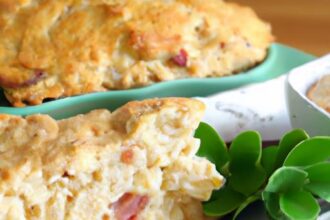 Hearty Breakfast Casserole with Biscuits: A Morning Delight