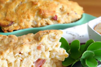Hearty Breakfast Casserole with Biscuits: A Morning Delight