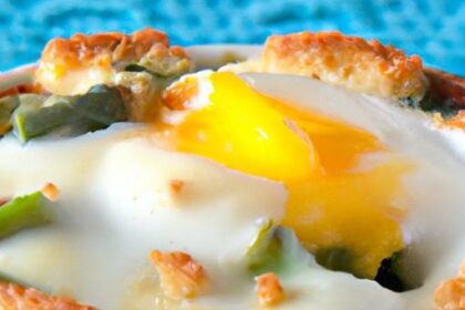 Spice Up Breakfast: Delicious Green Chili Egg Bake Recipe