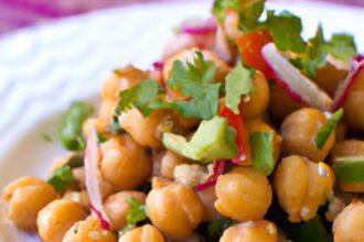 Vibrant Moroccan Spiced Chickpea Salad: A Flavorful Treat