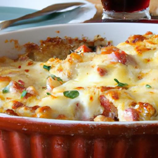 Savory Italian Prosciutto & Parmesan Breakfast Bake Delight