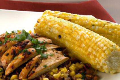 Zesty Grilled Chipotle Chicken & Corn-Bean Salad Delight