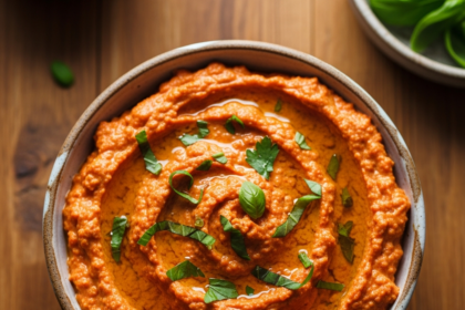 Smoky Roasted Red Pepper Dip: Flavorful & Easy Recipe