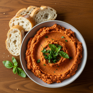 Smoky Roasted Red Pepper Dip: Flavorful & Easy Recipe