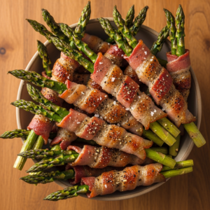Sizzle & Crisp: Perfect Bacon-Wrapped Asparagus on the Grill