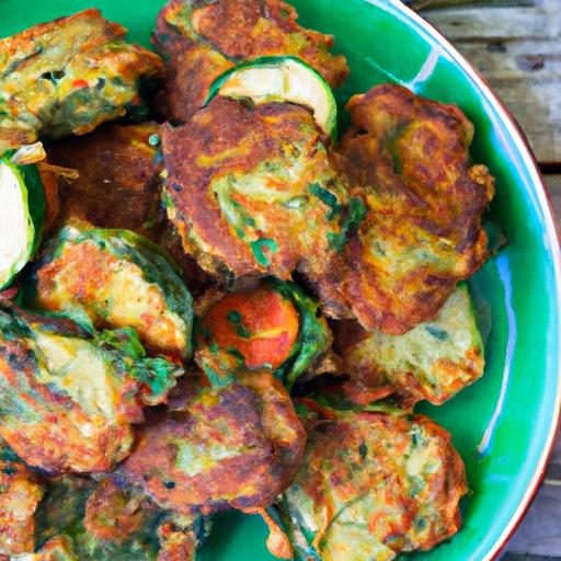 crispy Zucchini⁣ Fritters Made easy in ‍the Air Fryer