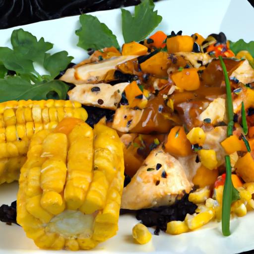 Zesty Grilled Chipotle Chicken & Corn-Bean Salad Delight