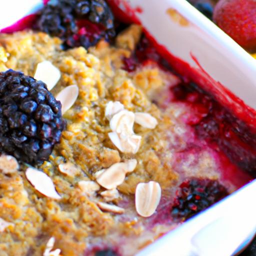 Creamy Coconut Milk & Berry Oat Bake: A ​Wholesome Delight