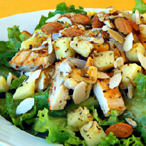 Crunchy Toasted Almond & Chicken Salad: A Nutty Delight