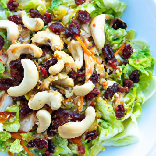 Crunchy Cashew & Cabbage Chicken Salad: A Fresh Delight