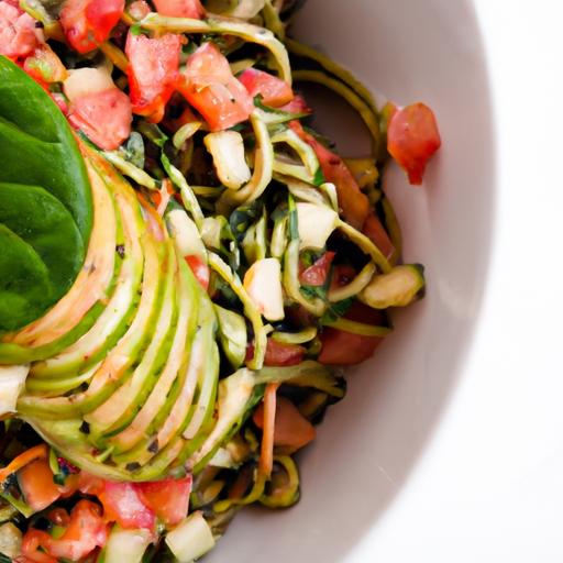 Fresh⁣ & Light: ⁢Zucchini Noodle Avocado Pasta Salad Recipe