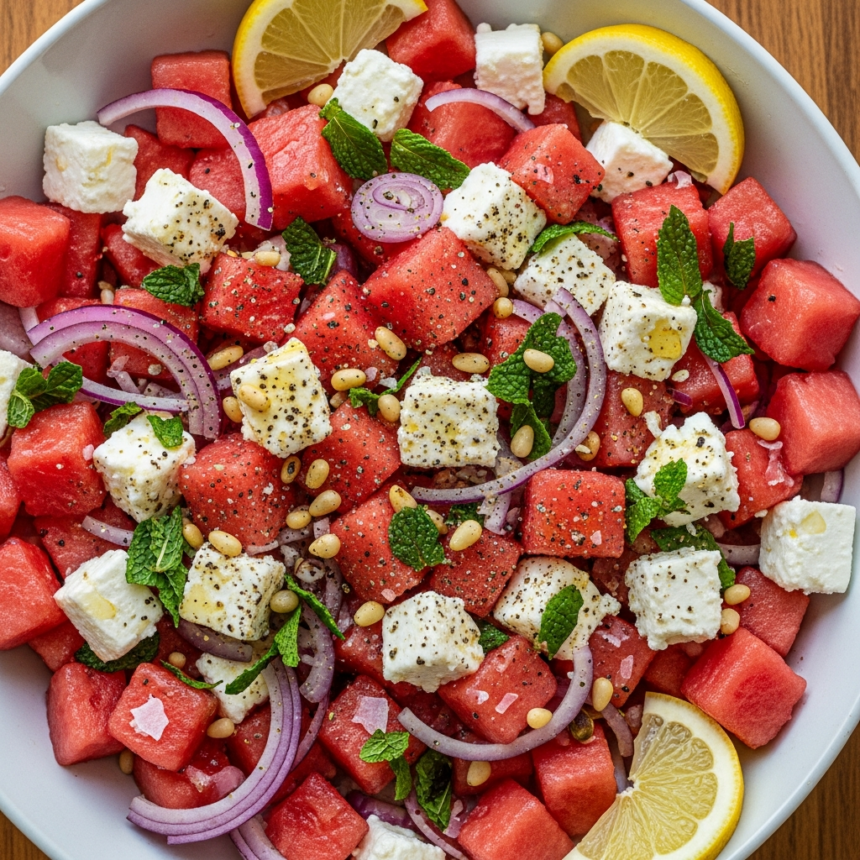 Refreshing Harmony: The Art of Watermelon and Feta Salad