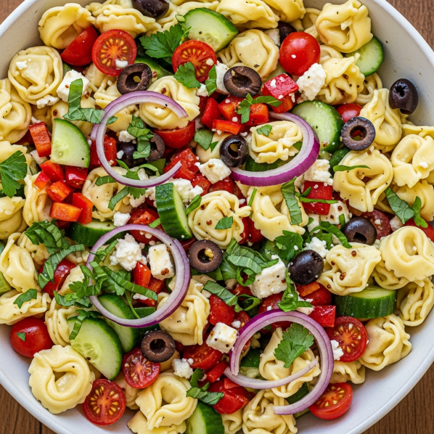 Twist Up Lunch: Delicious Tortellini Pasta Salad Recipe