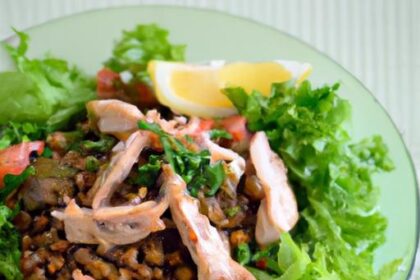 Mediterranean Warm Lentil Chicken Salad: A Nutritious Delight