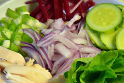 Zesty Vietnamese Lemongrass Chicken Salad: Fresh & Flavorful