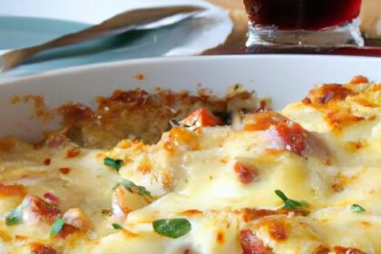 Savory Italian Prosciutto & Parmesan Breakfast Bake Delight